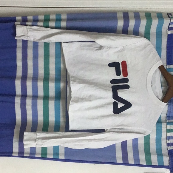Fila long sleeve crop top - Picture 2 of 3